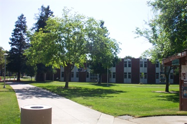 Fresno State University Dorms Rearview